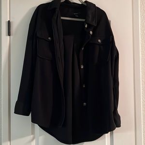 Forever 21 women’s fleece shacket, size 1x